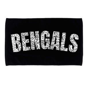 B.E.N.G.A.L.S Mascot Retro Sports Name Design Microfiber Hand Towel