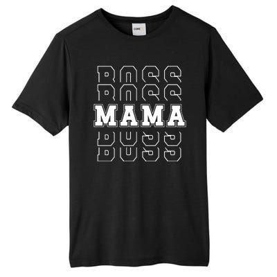 Boss Mama Retro Mom Gift Tall Fusion ChromaSoft Performance T-Shirt