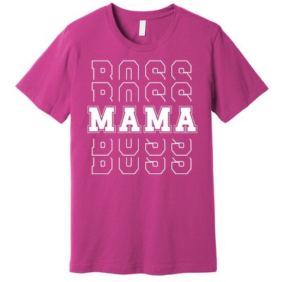 Boss Mama Retro Mom Gift Premium T-Shirt