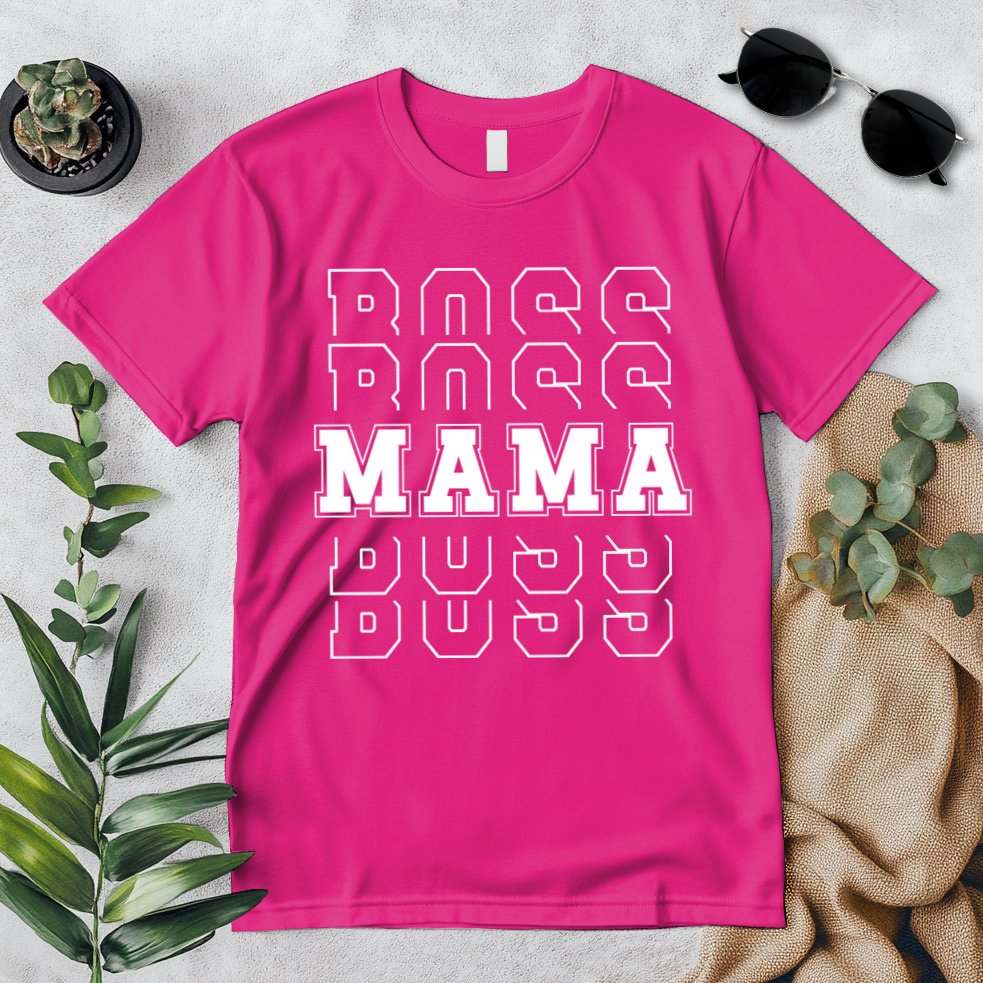 Boss Mama Retro Mom Gift Premium T-Shirt
