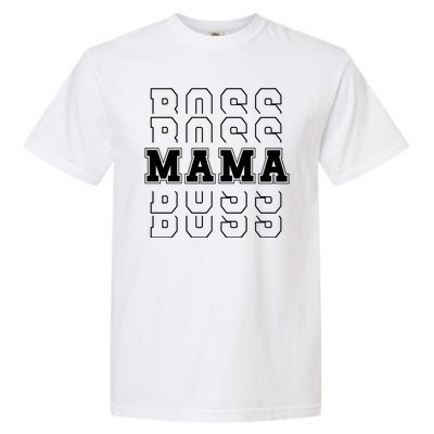 Boss Mama Retro Mom Gift Garment-Dyed Heavyweight T-Shirt