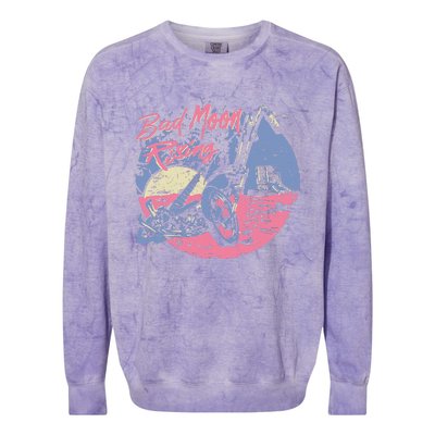 Bad Moon Rising Moon Colorblast Crewneck Sweatshirt