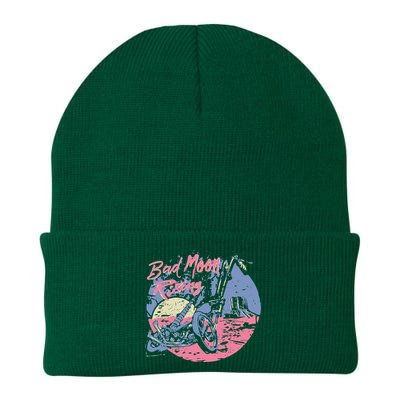 Bad Moon Rising Moon Knit Cap Winter Beanie