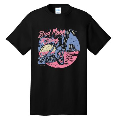 Bad Moon Rising Moon Tall T-Shirt