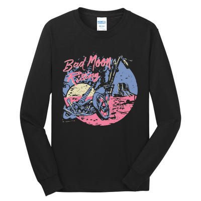 Bad Moon Rising Moon Tall Long Sleeve T-Shirt