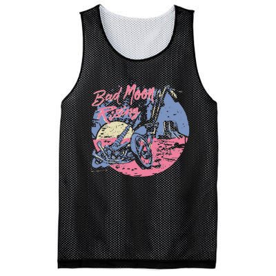 Bad Moon Rising Moon Mesh Reversible Basketball Jersey Tank