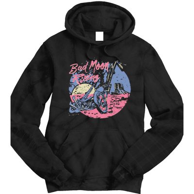 Bad Moon Rising Moon Tie Dye Hoodie