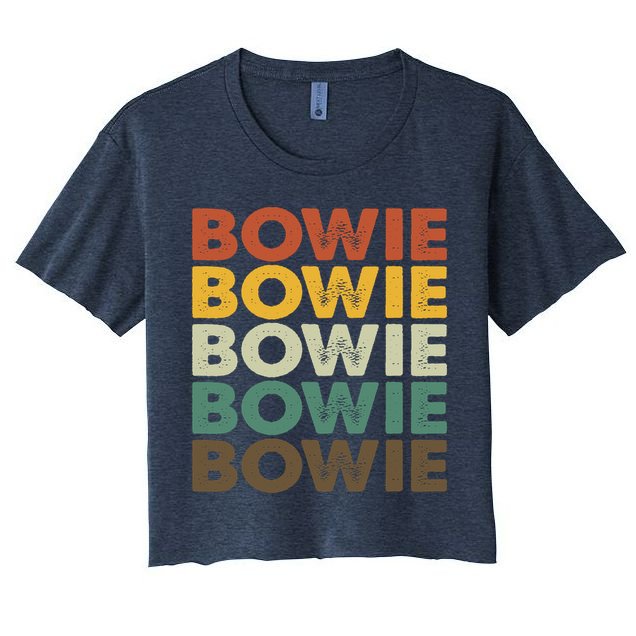 Bowie Maryland Retro Vintage Crop Top