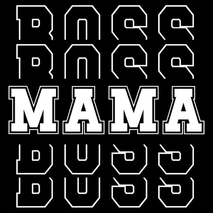 Boss Mama Retro Cute Gift For Mom Apron