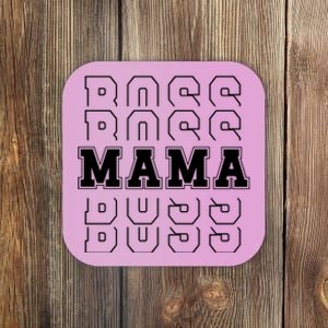 Boss Mama Retro Cute Gift For Mom Coaster