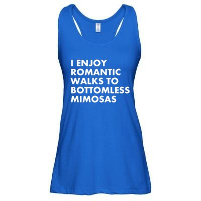 Bottomless Mimosas Rotic Walk Brunch Gift Ladies Essential Flowy Tank