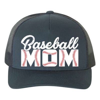 Baseball Mom Sporty Vintage Gift Yupoong Adult 5-Panel Trucker Hat