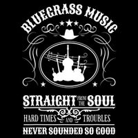 Bluegrass Music Straight From The Soul Music Lover Guift Cooling Performance Long Sleeve Crew