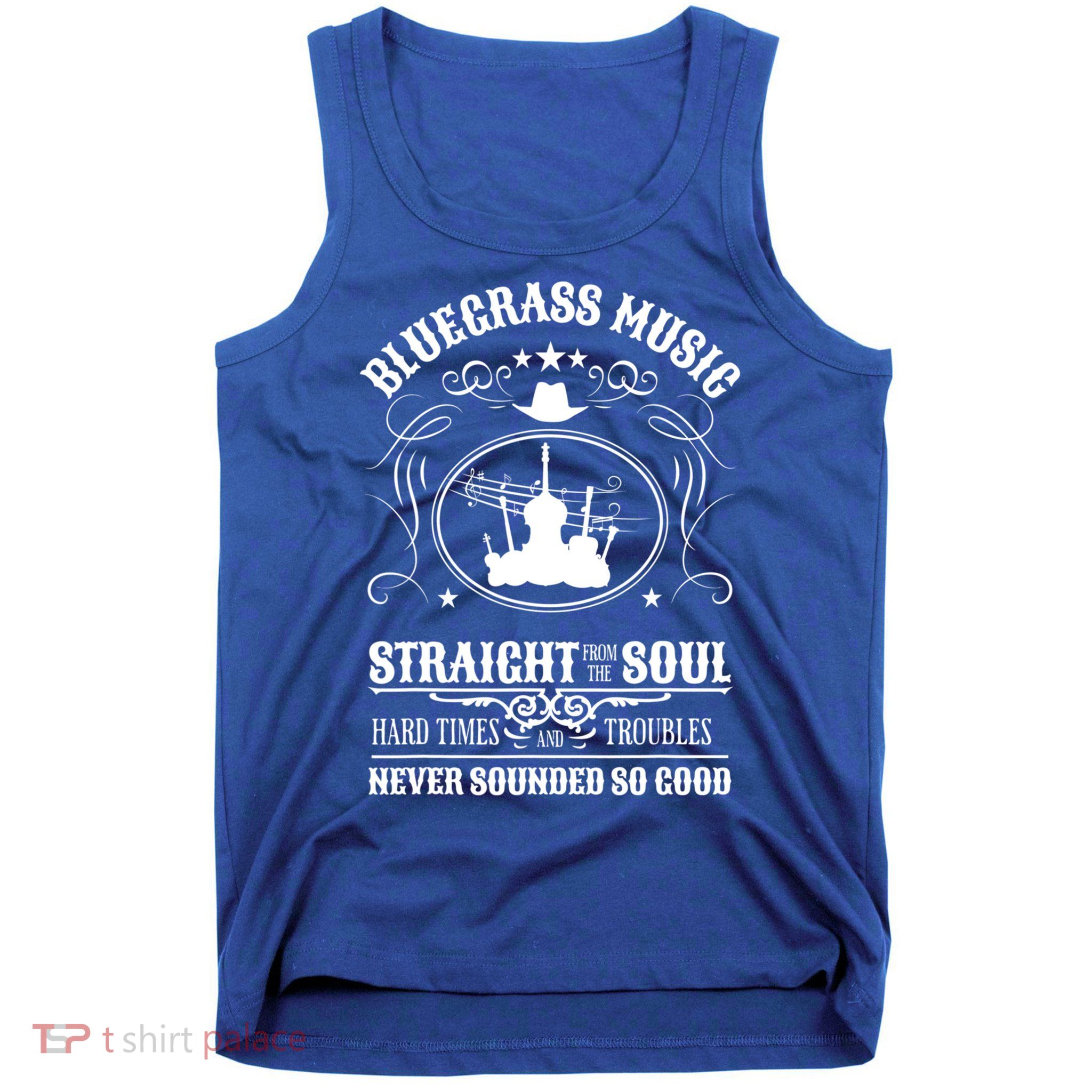 Bluegrass Music Straight From The Soul Music Lover Guift Tank Top