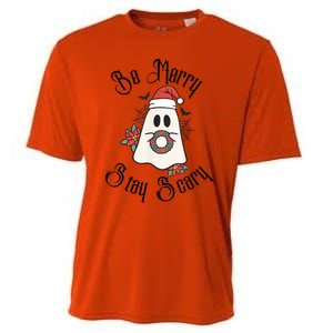 Be Merry Stay Scary Cooling Performance Crew T-Shirt