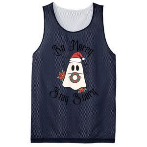 Be Merry Stay Scary Mesh Reversible Basketball Jersey Tank