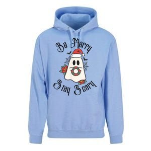 Be Merry Stay Scary Unisex Surf Hoodie