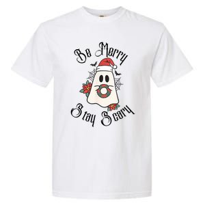 Be Merry Stay Scary Garment-Dyed Heavyweight T-Shirt