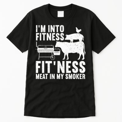 Bbq Meat Smoking Art Barbeque Griller Tall T-Shirt