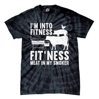 Bbq Meat Smoking Art Barbeque Griller Tie-Dye T-Shirt