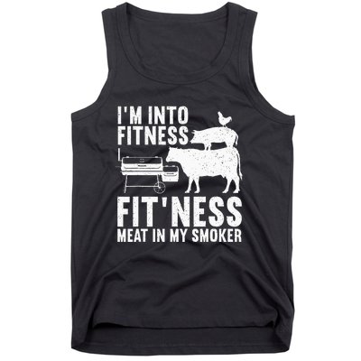 Bbq Meat Smoking Art Barbeque Griller Tank Top