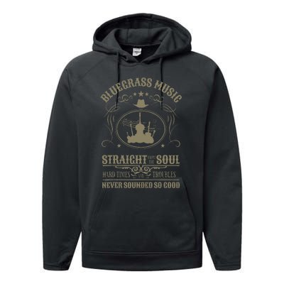 Bluegrass Music Straight From The Soul Performance Fleece Hoodie