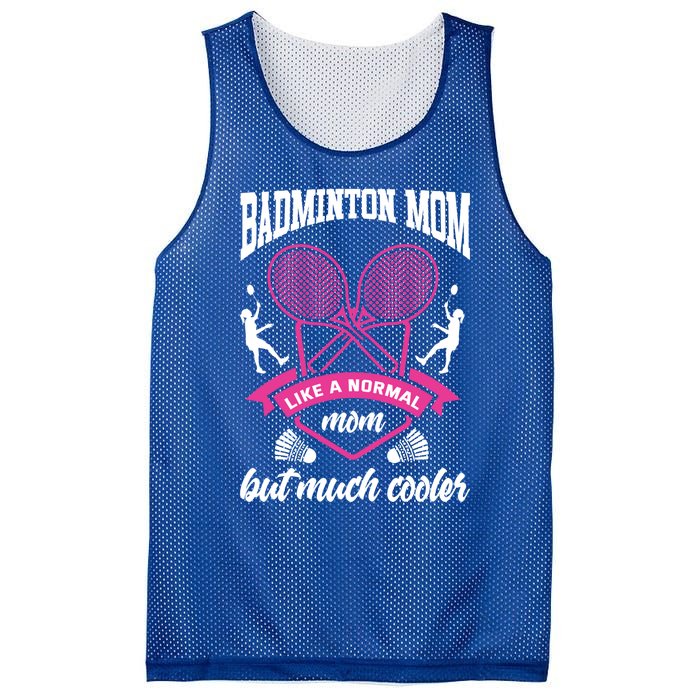 Badminton Mom Shuttlecock Badminton Player Ball Sport Smash Cool Gift Mesh Reversible Basketball Jersey Tank