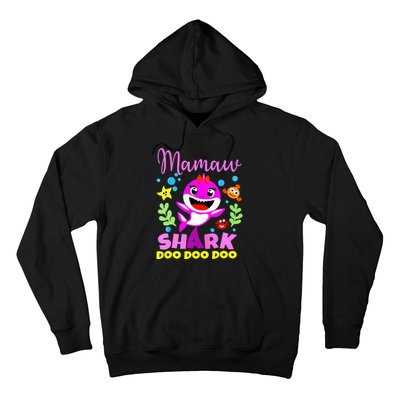 birthday mamaw s shark mamaw shark family mors day Hoodie