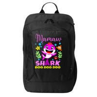 birthday mamaw s shark mamaw shark family mors day City Backpack