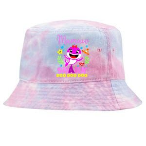 birthday mamaw s shark mamaw shark family mors day Tie-Dyed Bucket Hat