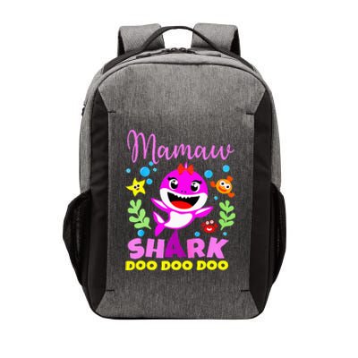 birthday mamaw s shark mamaw shark family mors day Vector Backpack