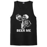 Beer Me Skeleton Scary Spooky Drinking Party Gift PosiCharge Competitor Tank