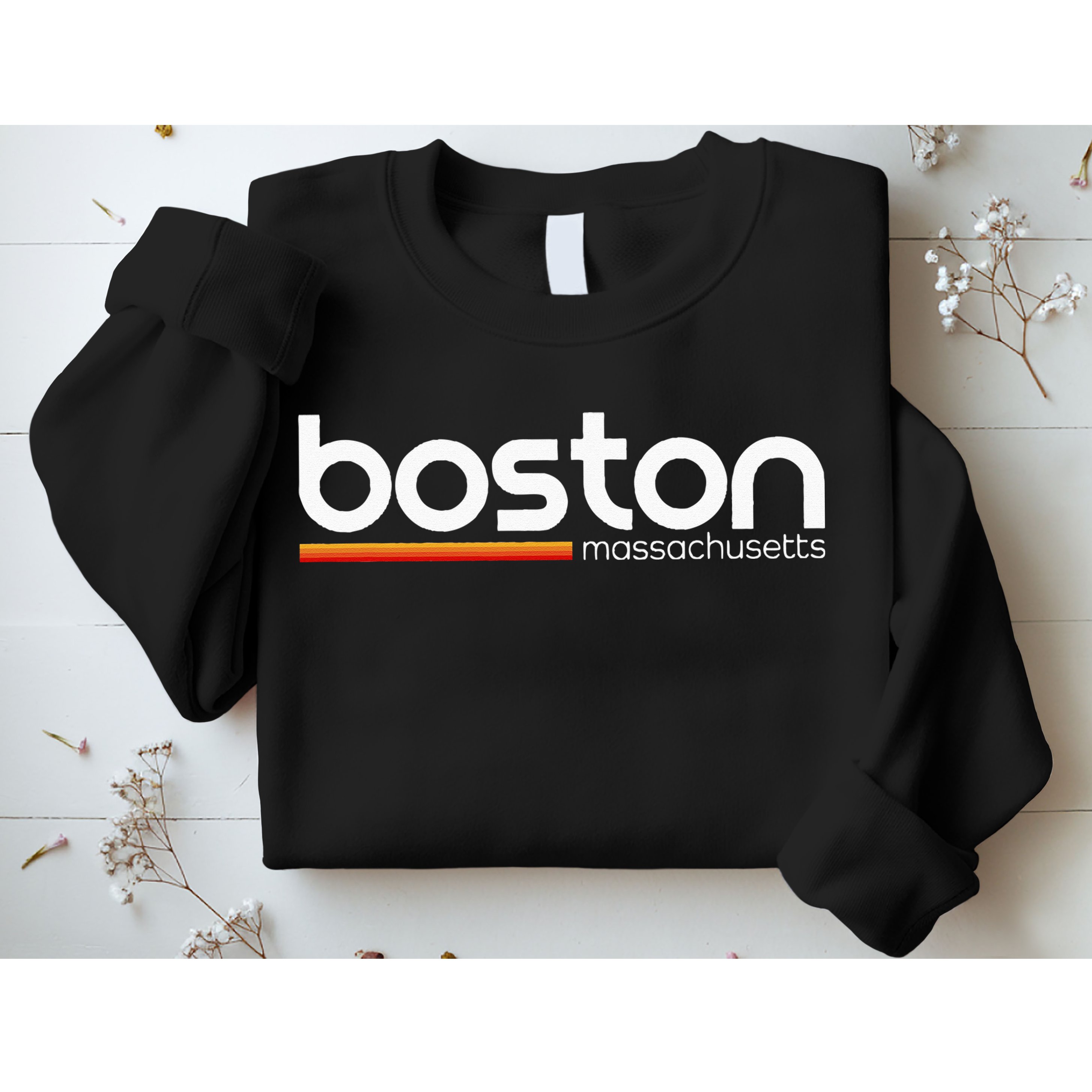 Boston Massachusetts Souvenir Vintage Massachusetts Boston Sweatshirt
