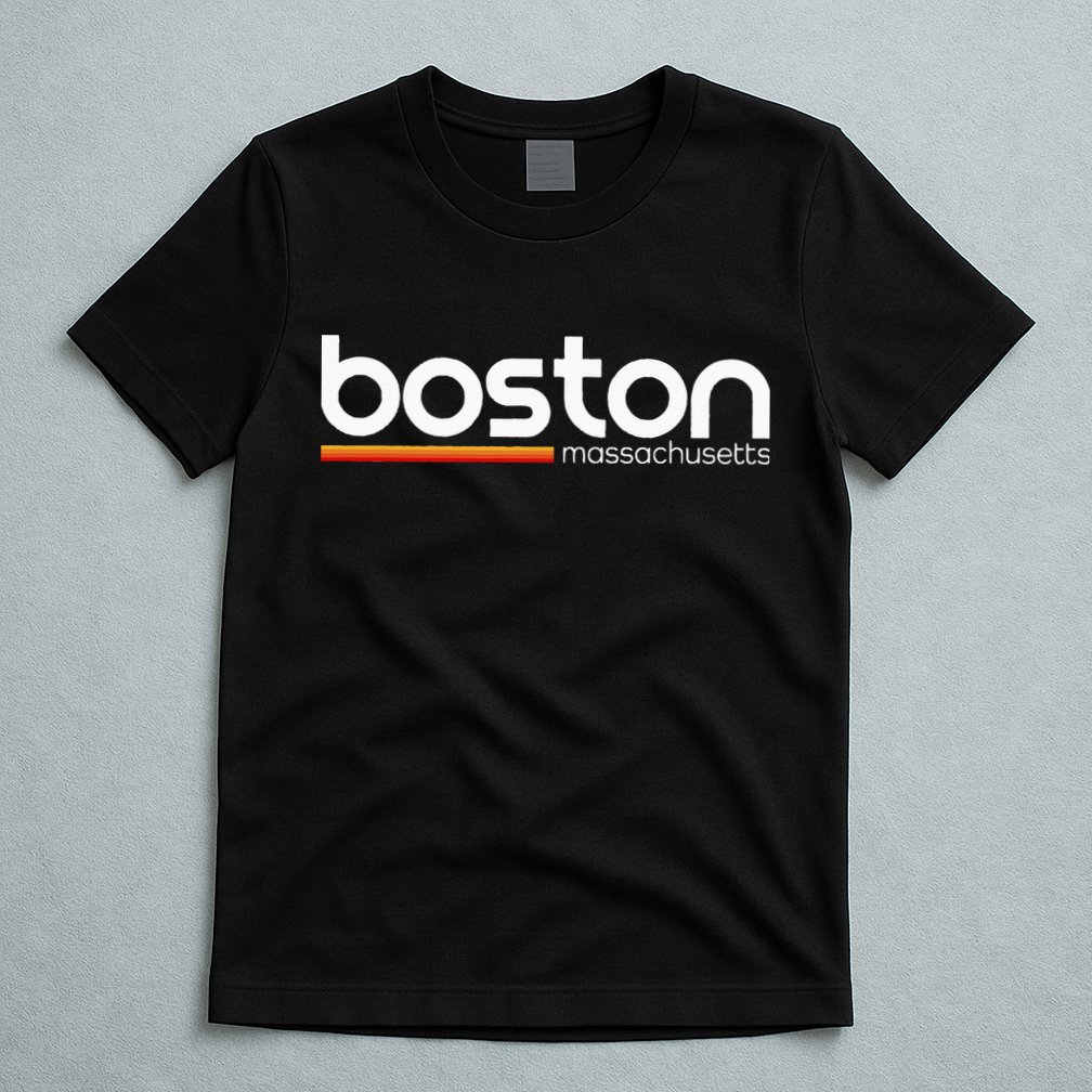 Boston Massachusetts Souvenir Vintage Massachusetts Boston T-Shirt