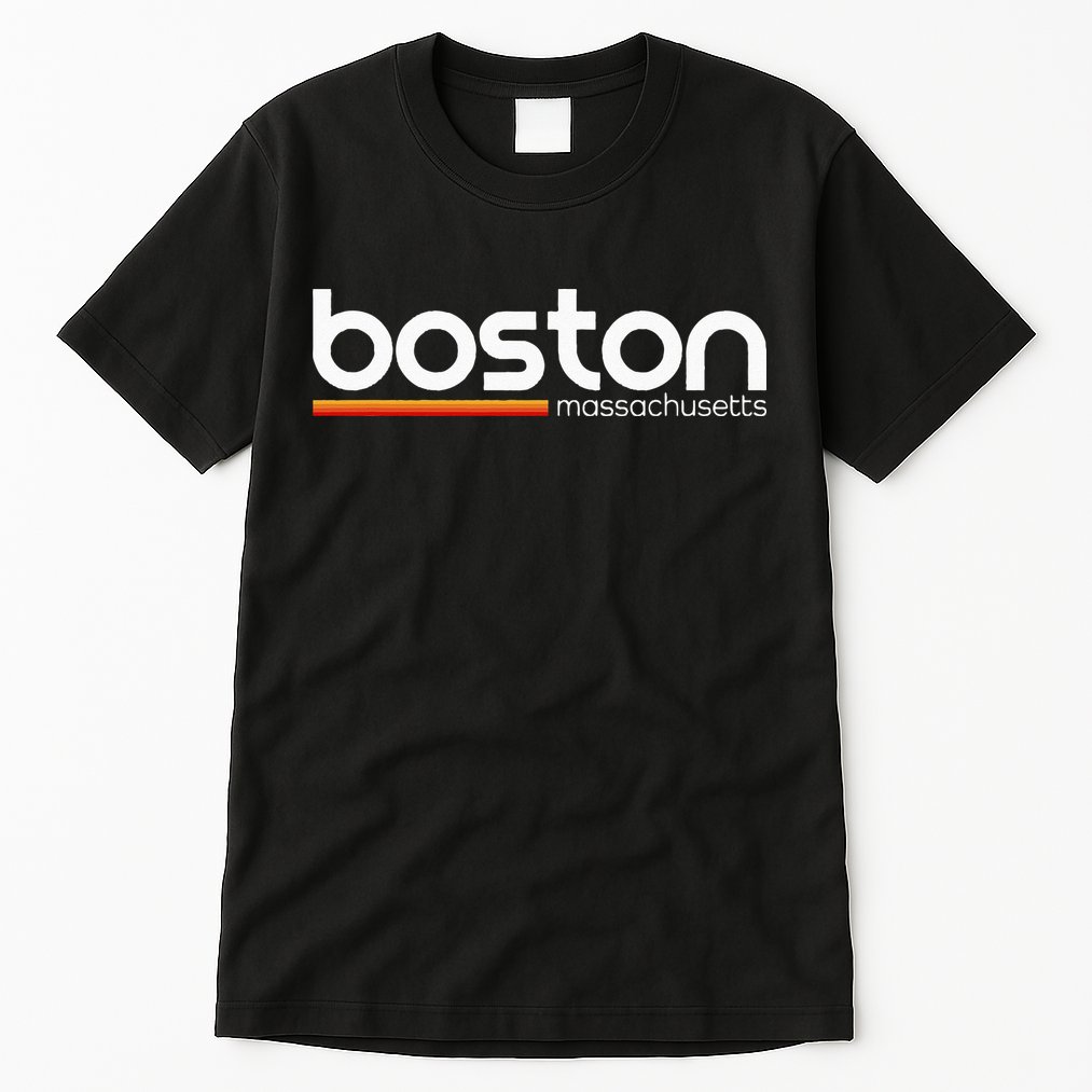 Boston Massachusetts Souvenir Vintage Massachusetts Boston Tall T-Shirt