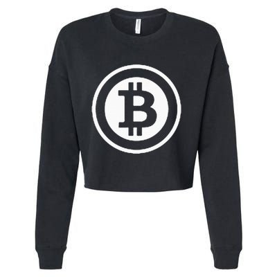 Bitcoin Michael Saylor Cropped Pullover Crew