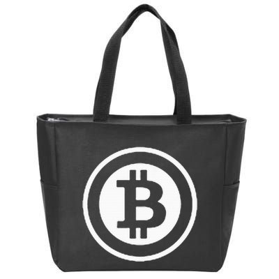 Bitcoin Michael Saylor Zip Tote Bag