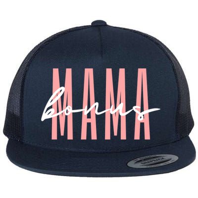 Bonus Mama Stepmom Step Mama Mother’S Day Gift Flat Bill Trucker Hat