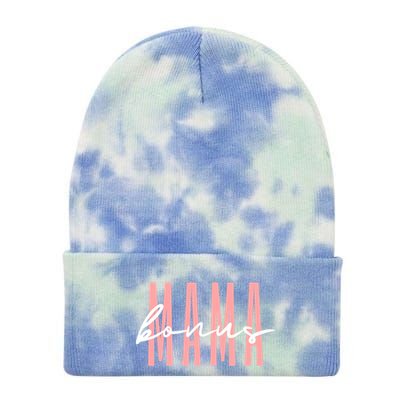 Bonus Mama Stepmom Step Mama Mother’S Day Gift Tie Dye 12in Knit Beanie