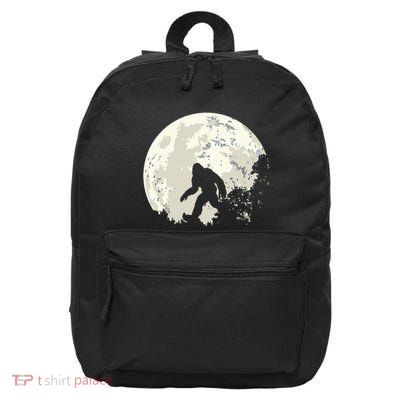 Bigfoot Moon Sasquatch I Believe In Bigfoot 16 in Basic Backpack