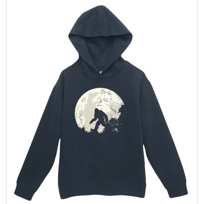 Bigfoot Moon Sasquatch I Believe In Bigfoot Urban Pullover Hoodie