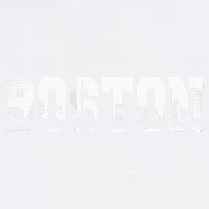 Boston Massachusetts Skyline Graphic Apparel Garment-Dyed Sweatshirt