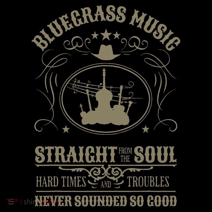 Bluegrass Music Straight From The Soul Tall T-Shirt