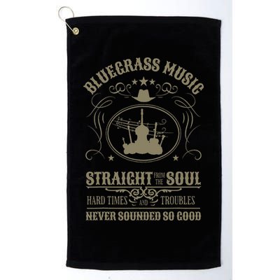 Bluegrass Music Straight From The Soul Golf Towel