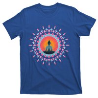 Buddha Meditation Sun Flower Dala Buddhism Yoga Symbol Funny Gift T-Shirt