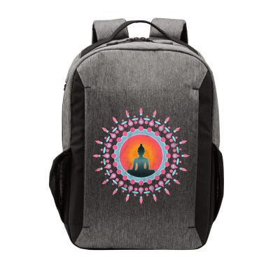 Buddha Meditation Sun Flower Dala Buddhism Yoga Symbol Funny Gift Vector Backpack