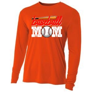 Baseball Mom Sports Mothers Day Mommy Mama Baseball Lover Gift Cooling Performance Long Sleeve Crew