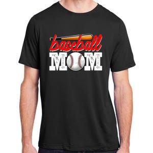 Baseball Mom Sports Mothers Day Mommy Mama Baseball Lover Gift Adult ChromaSoft Performance T-Shirt