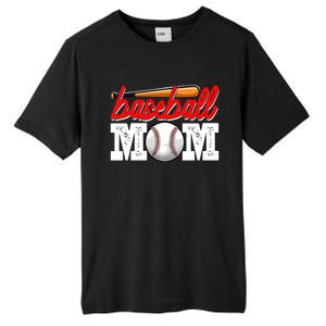 Baseball Mom Sports Mothers Day Mommy Mama Baseball Lover Gift Tall Fusion ChromaSoft Performance T-Shirt