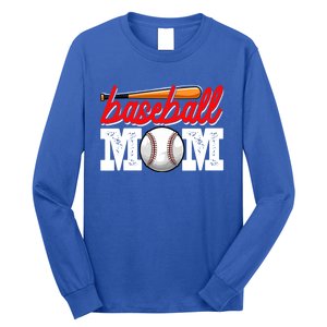 Baseball Mom Sports Mothers Day Mommy Mama Baseball Lover Gift Long Sleeve Shirt